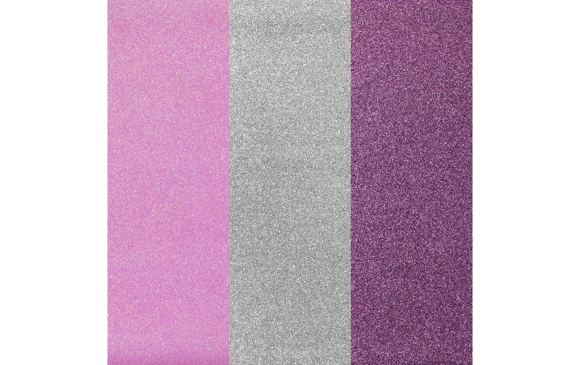 Cricut Aufbügelfolie Starterset – 30,5 × 30,5 cm, Lavendel, Rosa, Silber – für Schneideplotter