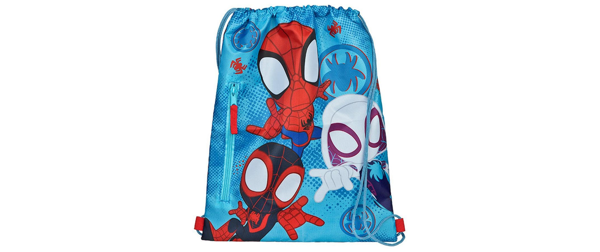 Undercover Sportbeutel Spiderman – 5 l, blau-rot, 31 × 41 cm