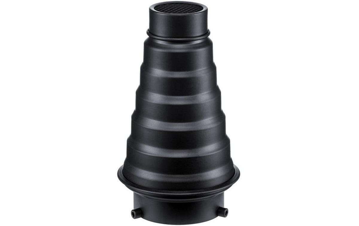 Godox SN01 Snoot – 135 × 130 × 234 mm, 300 g – für Bowens-Mount – Schwarz