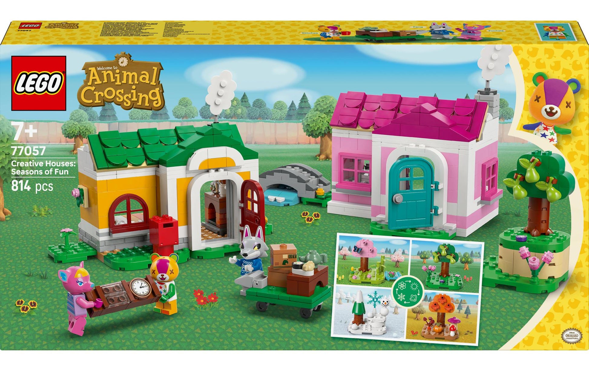 LEGO 77057 Kreative Häuser – Animal Crossing – 814-teilig – ab 7 Jahren