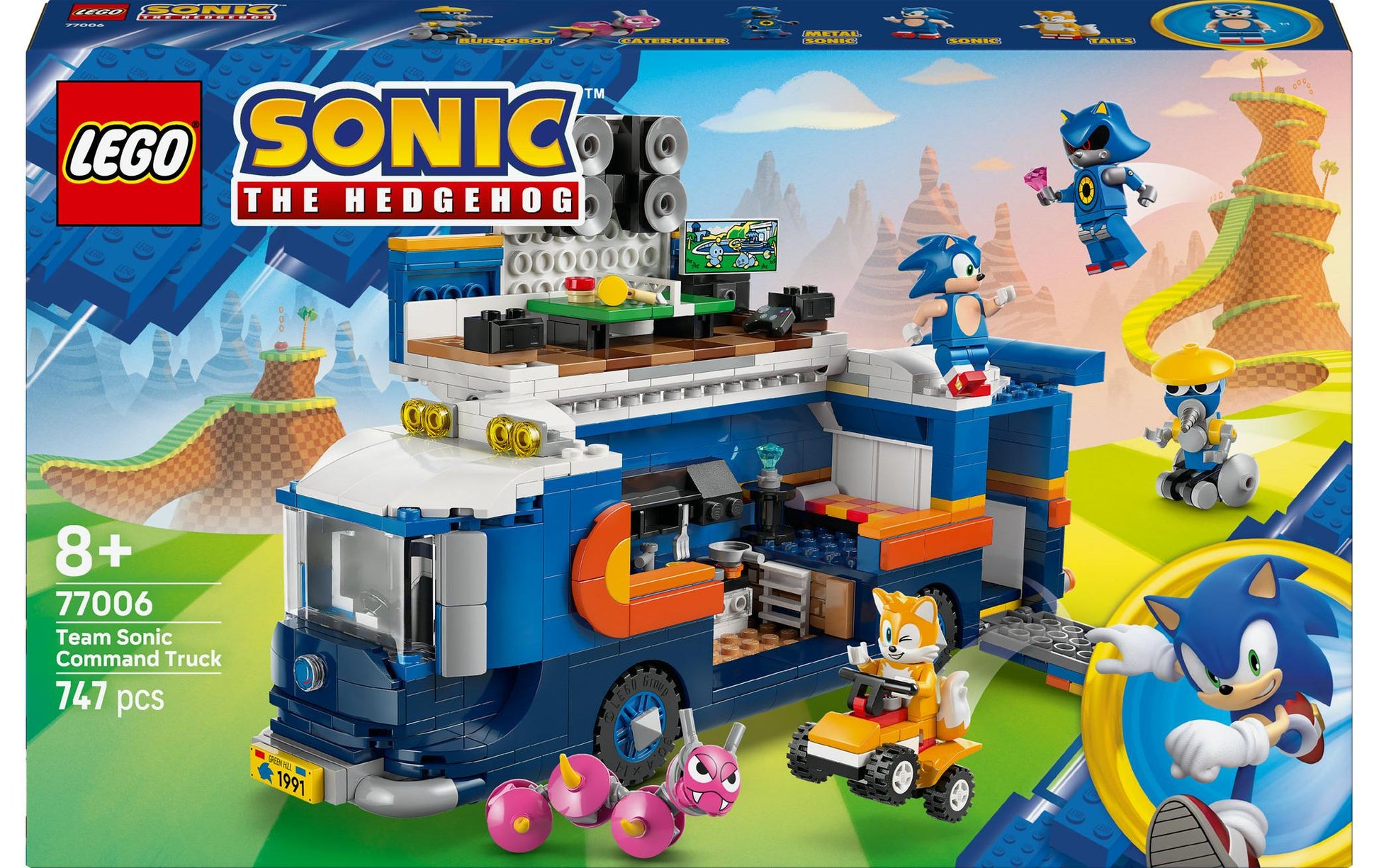 LEGO 77006 Sonic Team Kommando-Truck Set – Sonic the Hedgehog – 747-teilig – ab 8 J.