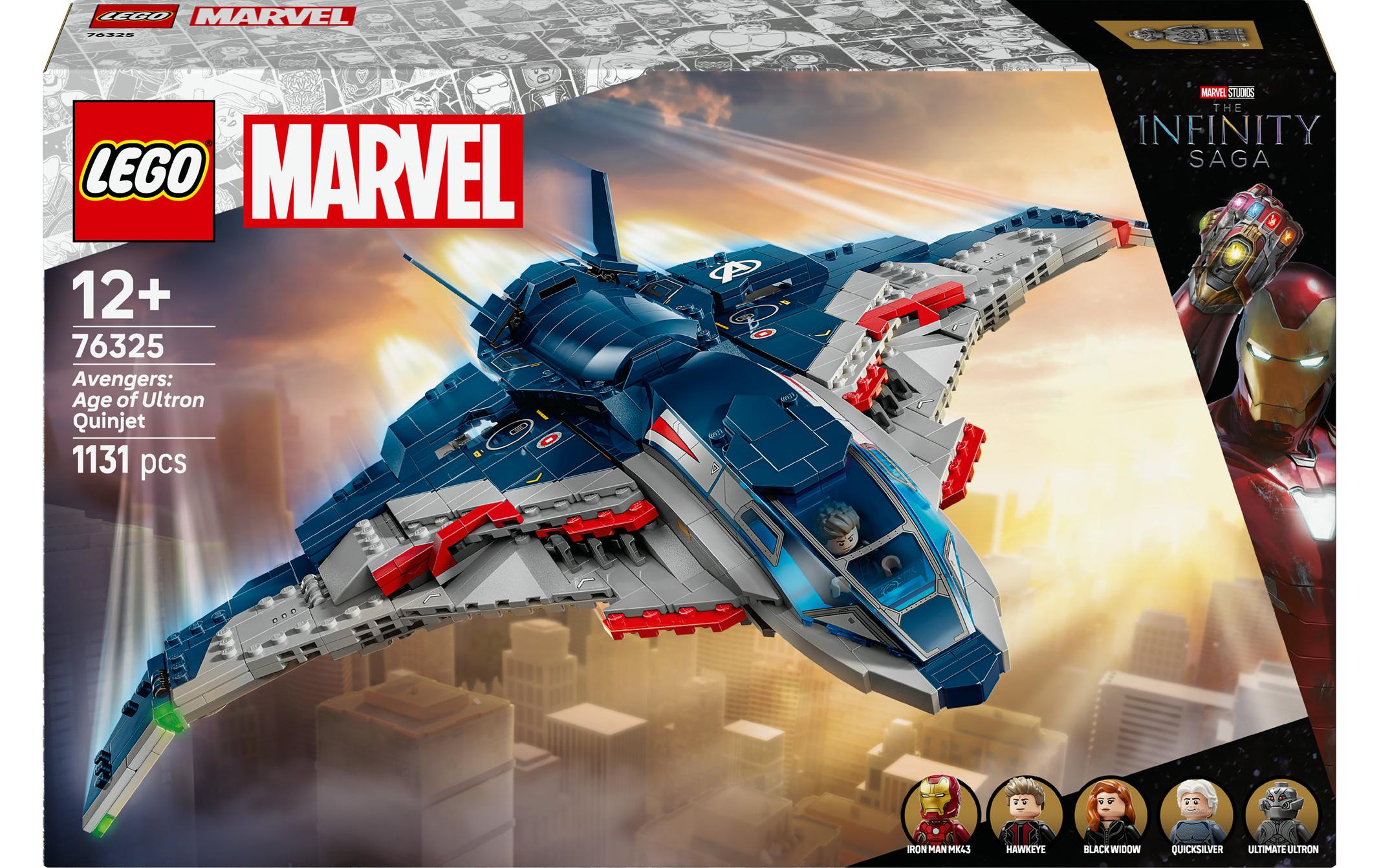 LEGO Marvel Super Heroes 76325 Quinjet – 1131-teilig – ab 12 Jahren