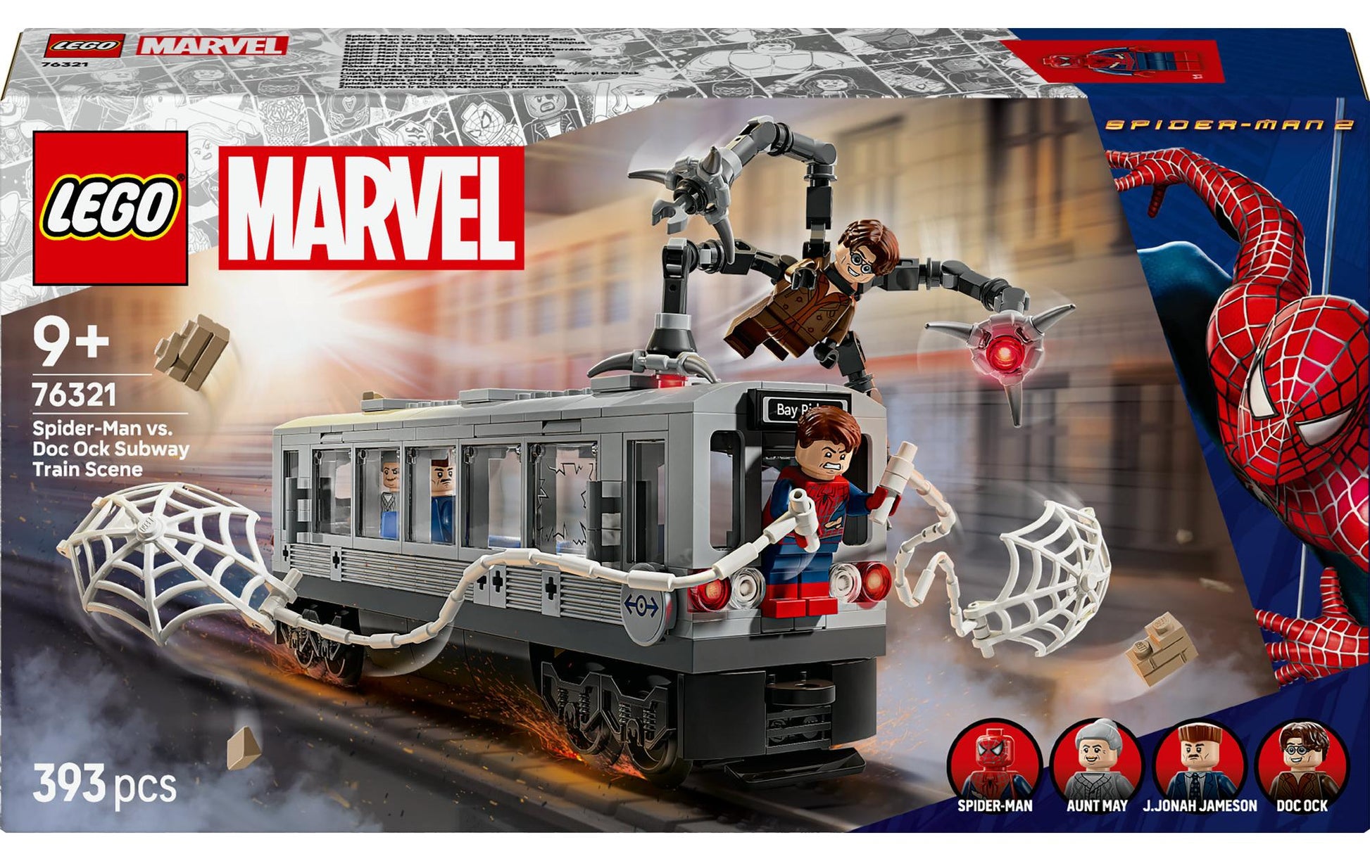 LEGO Marvel 76321 Bauset – Spider-Man vs. Doc Ock – 393-teilig – ab 9 Jahren