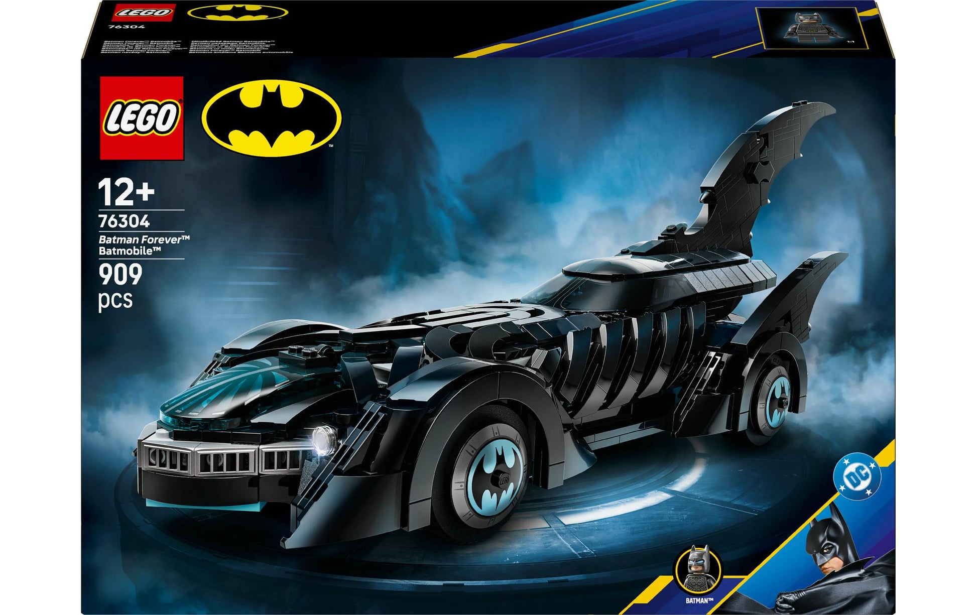 LEGO Set 76304 Batmobil – 909 Teile – ab 12 Jahren – DC