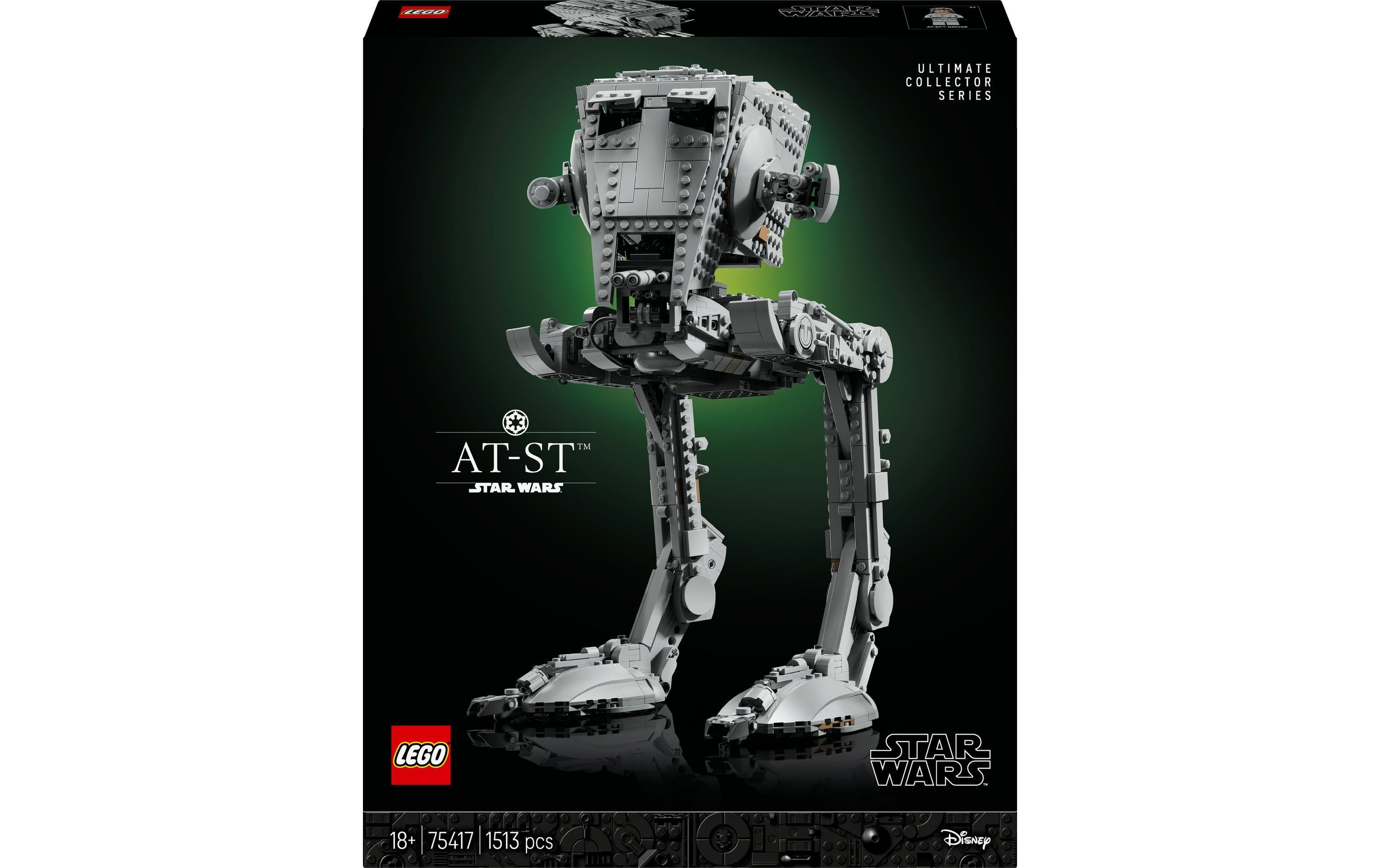LEGO 3D Puzzle Star Wars AT-ST Kampfläufer – 1513 Teile – ab 18 Jahren