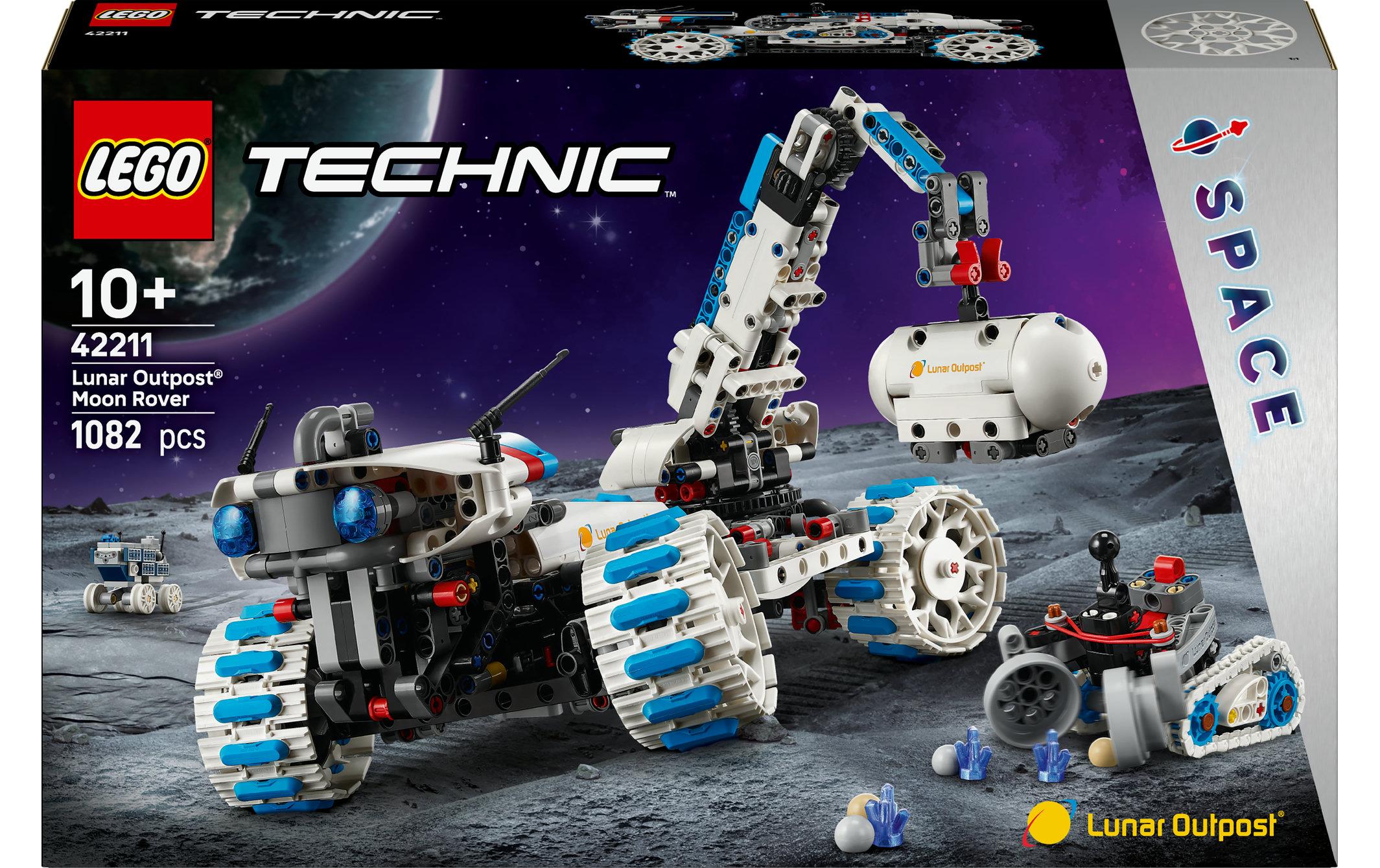 LEGO Technic Lunar Outpost Mondrover Set – 1082-teilig – ab 10 Jahren