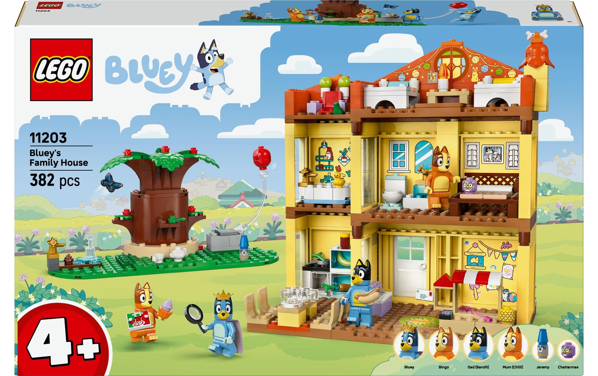 LEGO 3D Puzzle Bluey Haus – 382 Teile – ab 4 Jahren