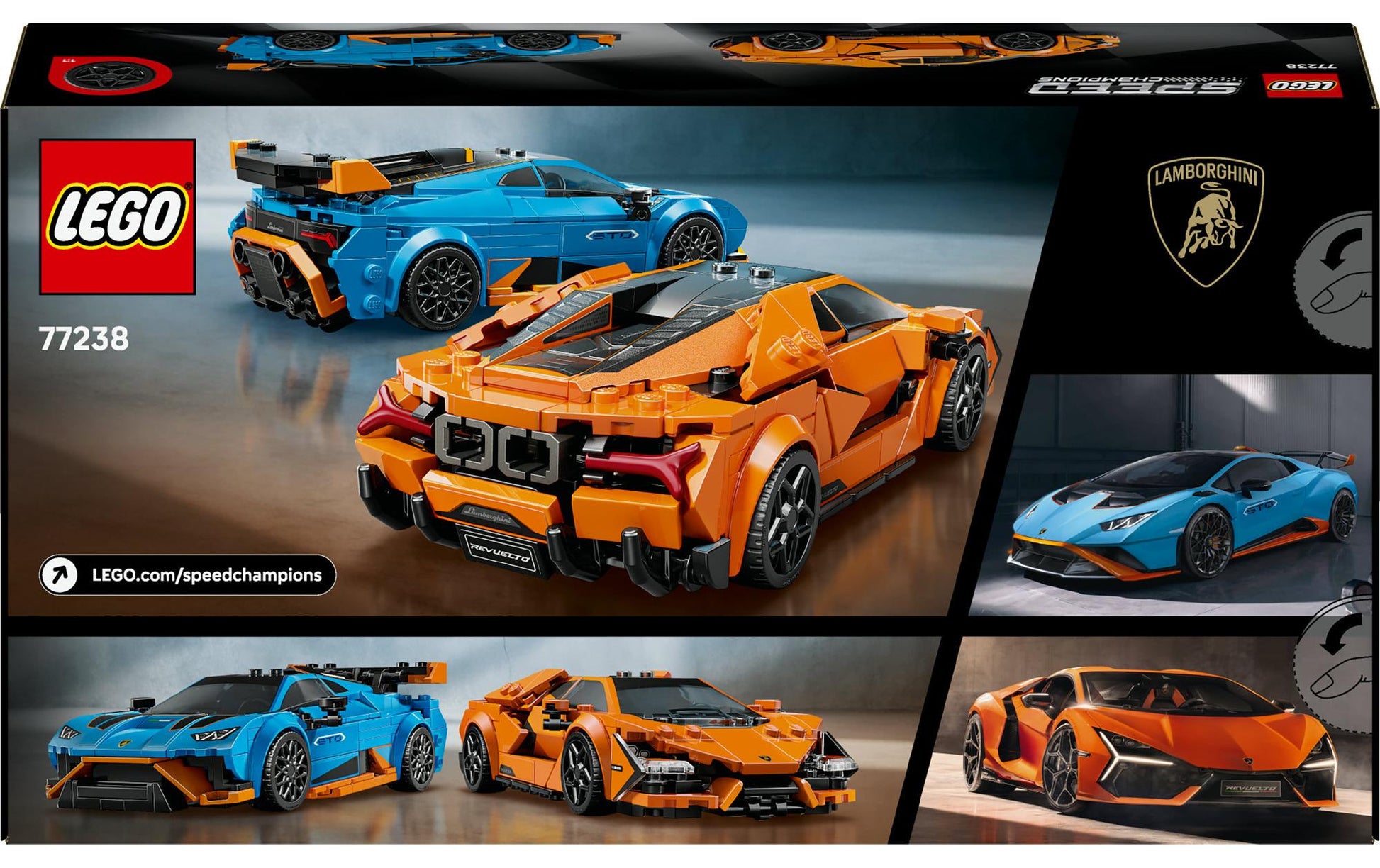 LEGO Speed Champions Lamborghini Revuelto – 607-teilig – ab 10 J.