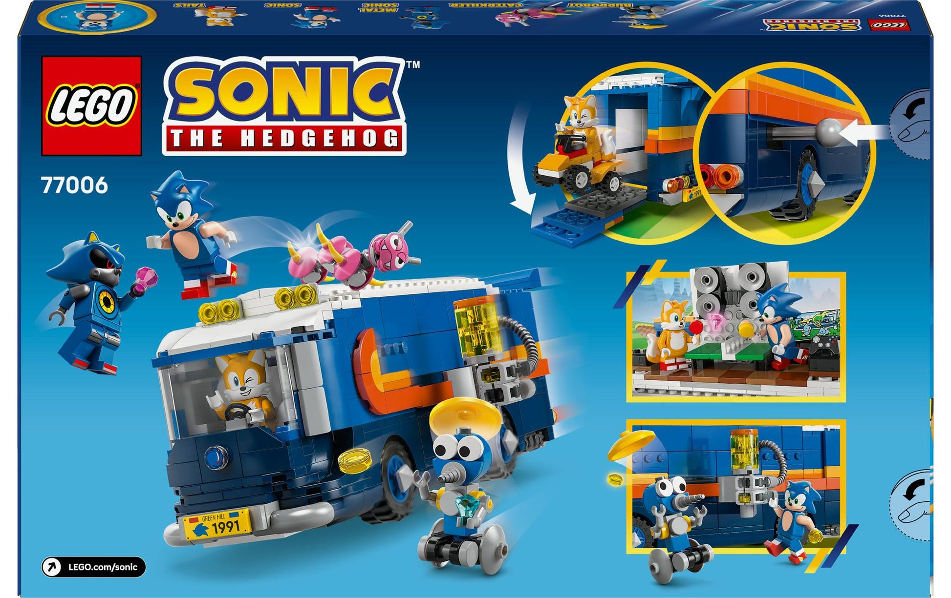 LEGO 77006 Sonic Team Kommando-Truck Set – Sonic the Hedgehog – 747-teilig – ab 8 J.