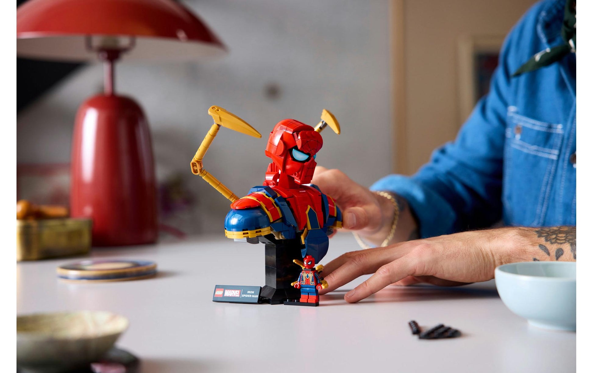 LEGO 3D Puzzle Spider-Man Büste 76326 – 379 Teile – ab 18 Jahren