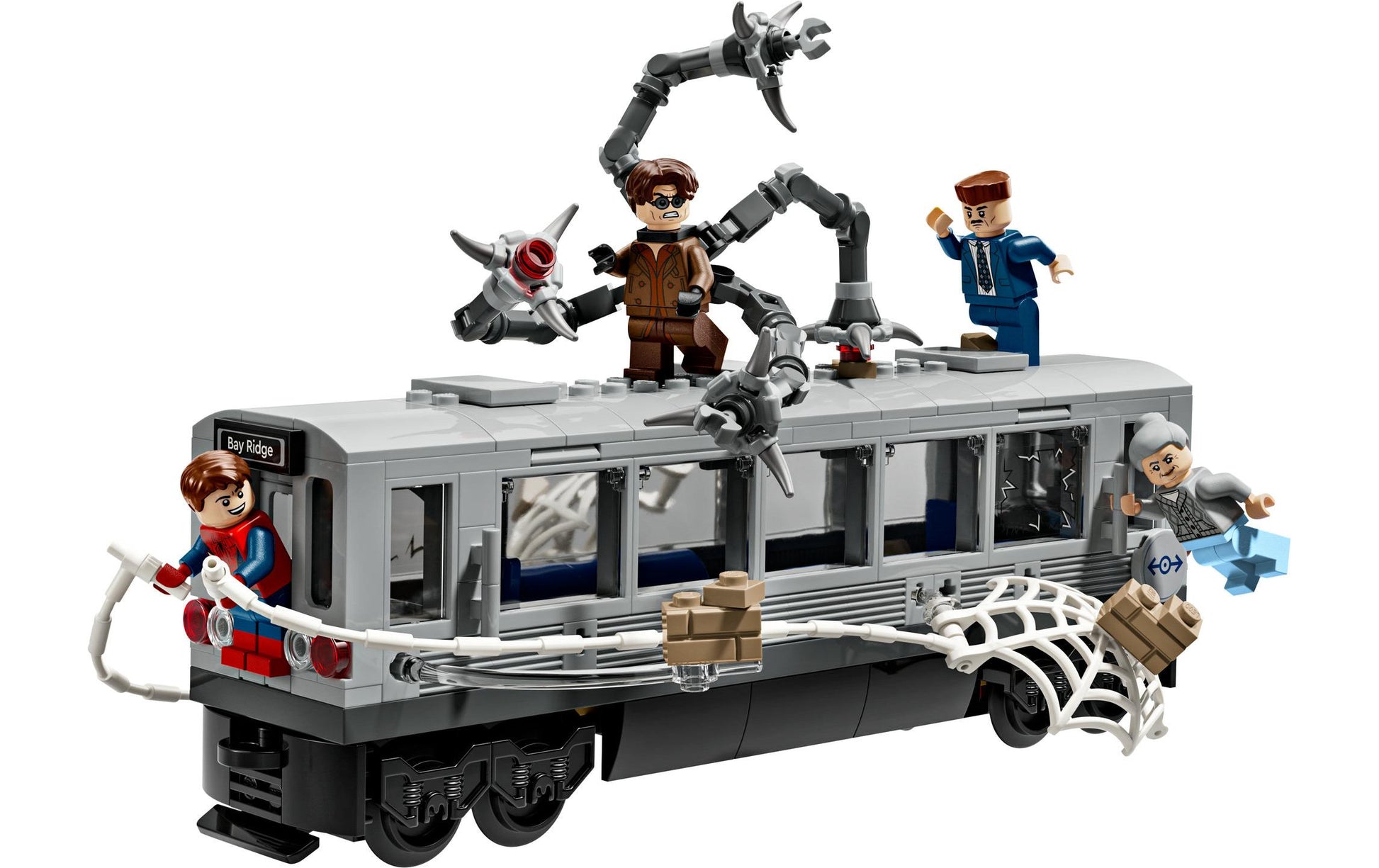 LEGO Marvel 76321 Bauset – Spider-Man vs. Doc Ock – 393-teilig – ab 9 Jahren