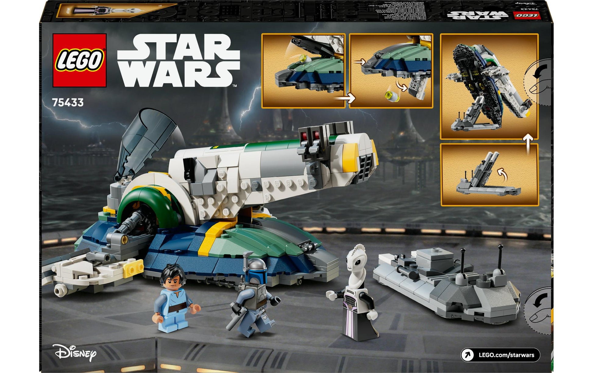 LEGO 75433 Fetts Sternenschiff Bauset – Star Wars – 707-teilig – ab 9 J.