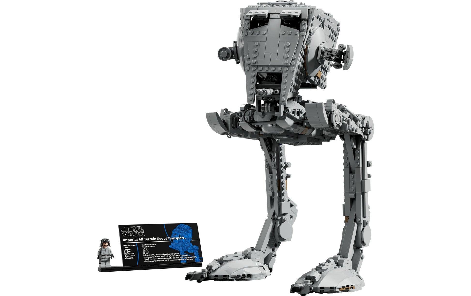 LEGO 3D Puzzle Star Wars AT-ST Kampfläufer – 1513 Teile – ab 18 Jahren