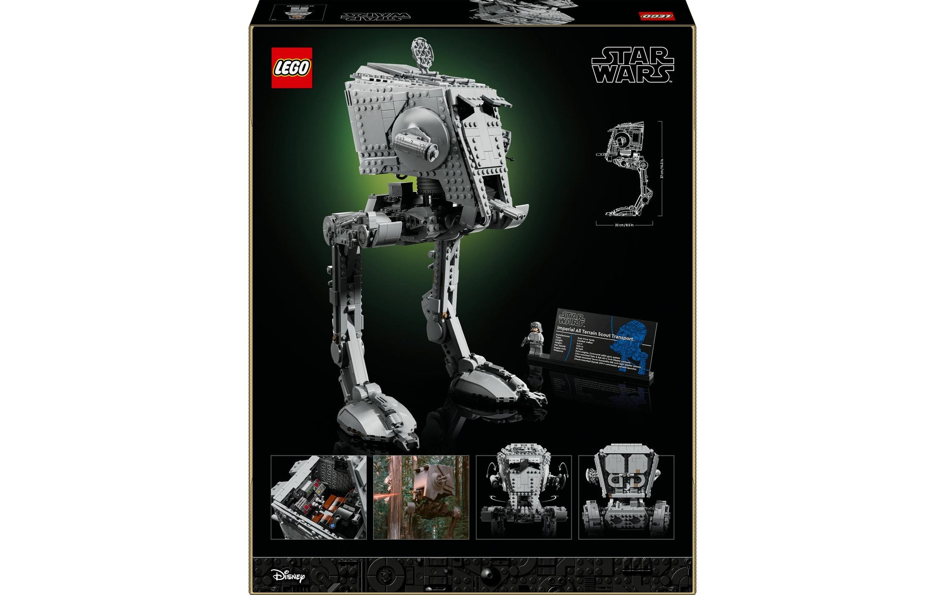 LEGO 3D Puzzle Star Wars AT-ST Kampfläufer – 1513 Teile – ab 18 Jahren
