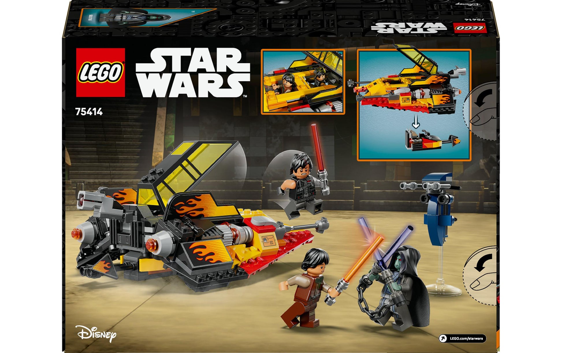 LEGO Star Wars Set 75414 The Force Burner Snowspeeder – 349-teilig – ab 7 J.