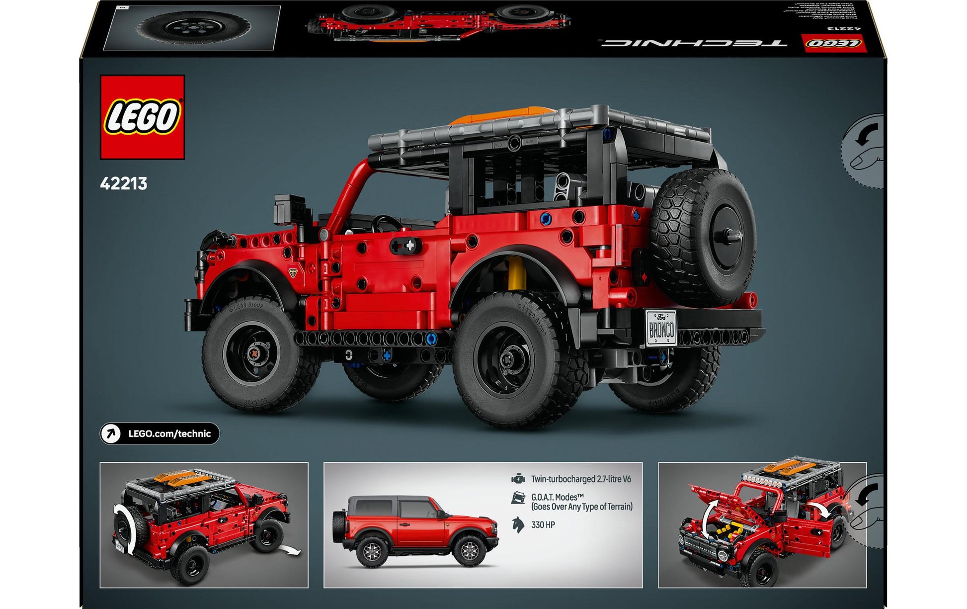 LEGO Technic Ford Bronco Offroader 3D-Puzzle – 943-teilig – ab 9 J.