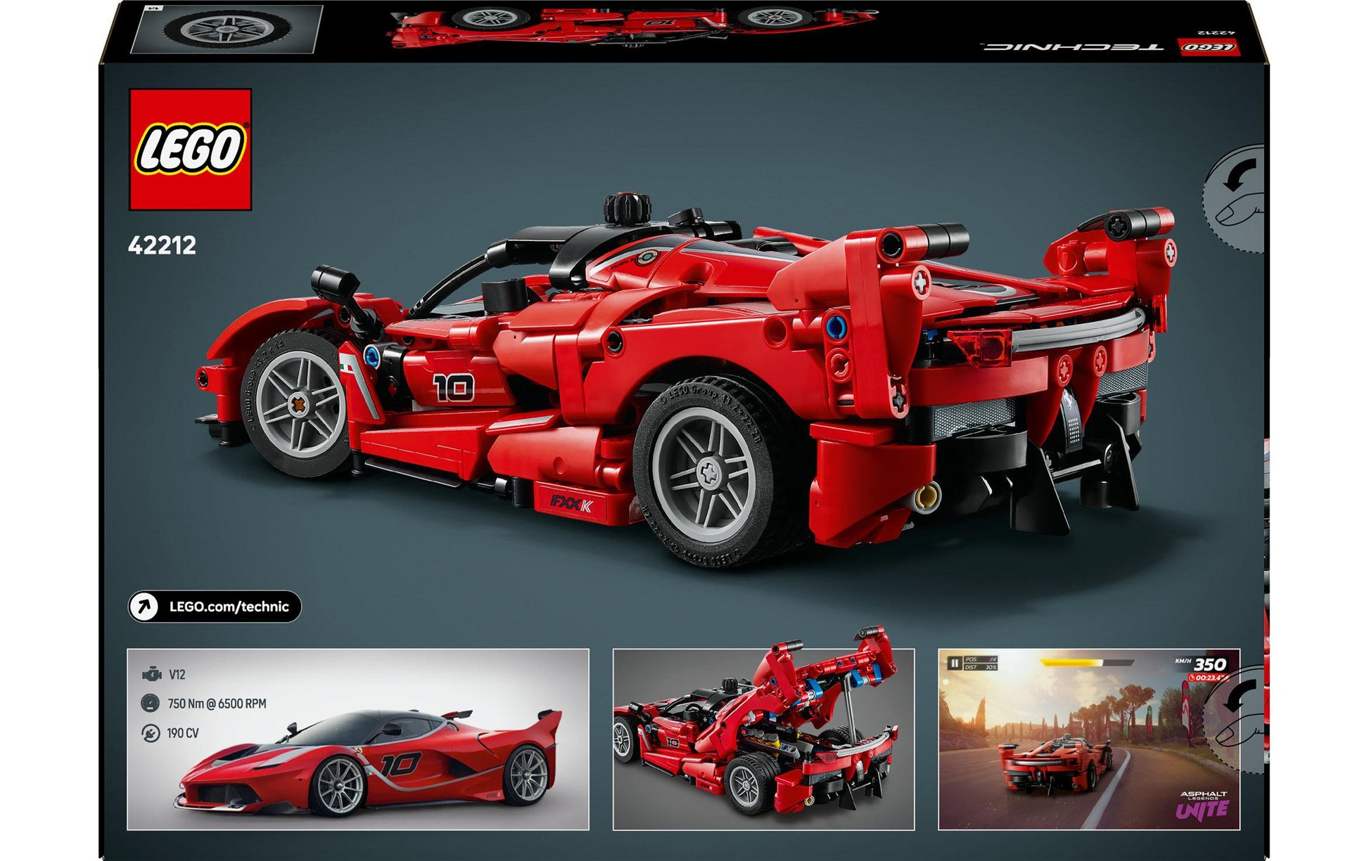 LEGO Technic Ferrari FXX K – 897-teilig – ab 10 J.