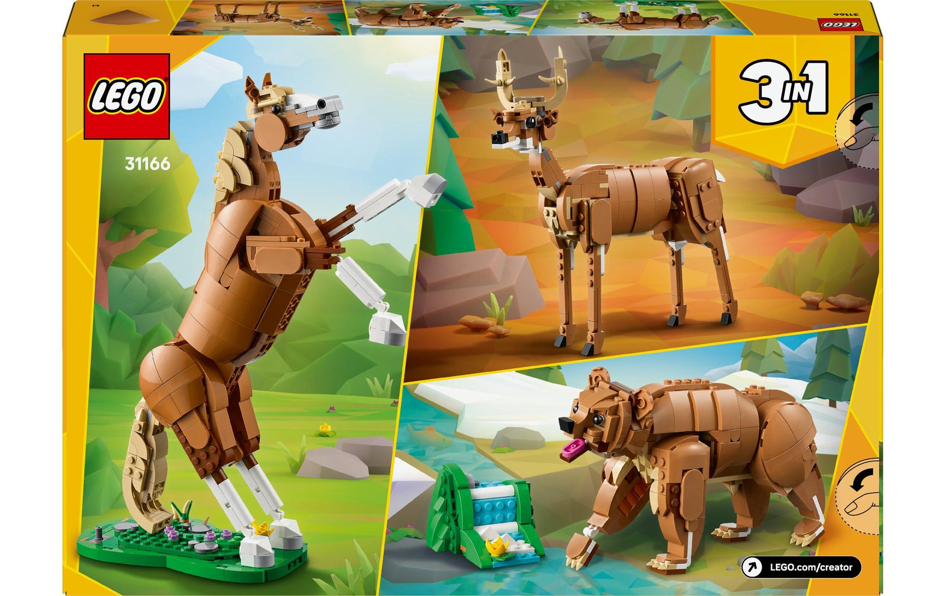 LEGO Creator 3in1 Prächtiges Ross – 685-teilig – ab 9 Jahren