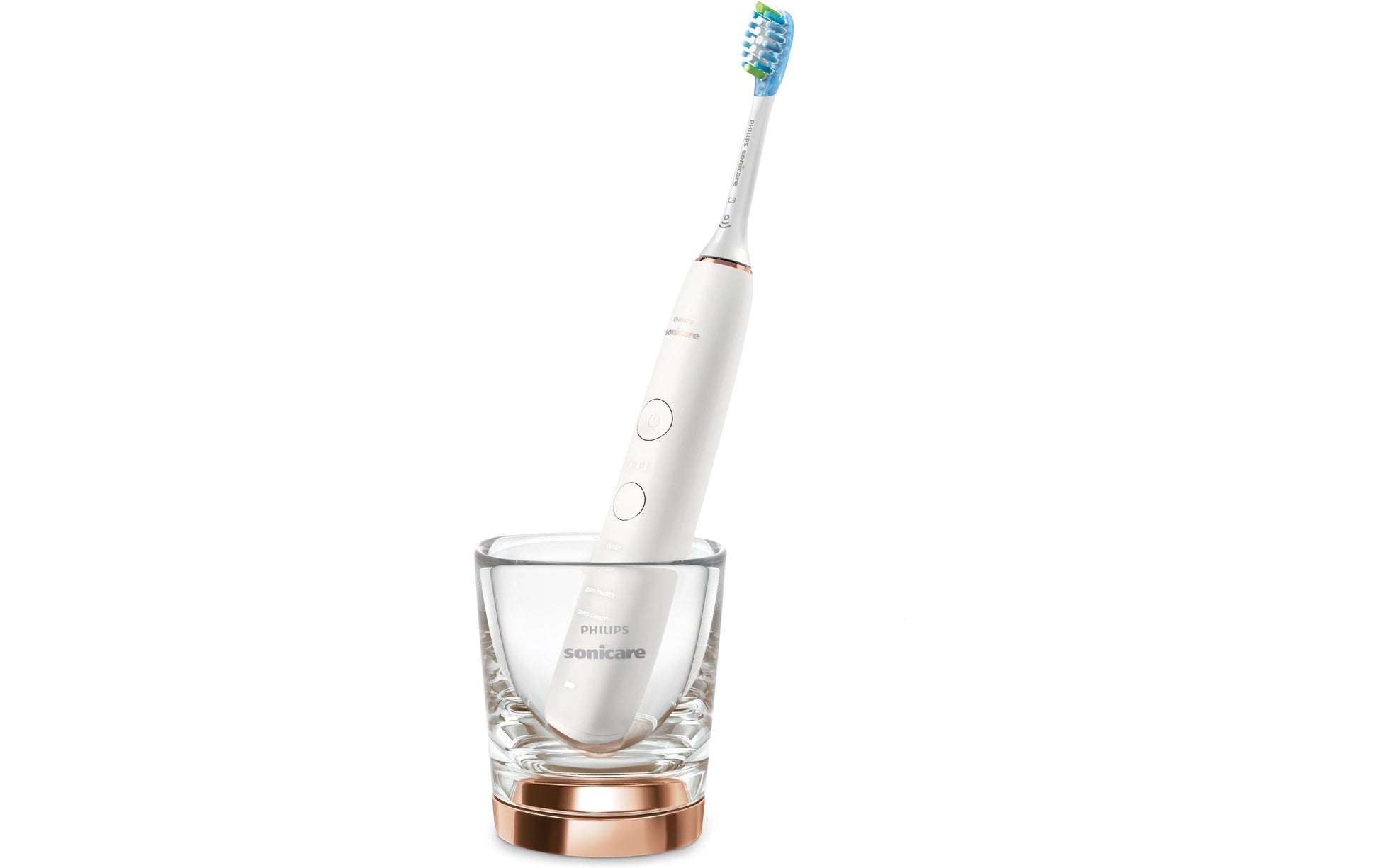 Philips Schallzahnbürste Sonicare DiamondClean 9000 (HX9914/57) – 5 Modi – 2 Griffe, 2 Bürstenköpfe