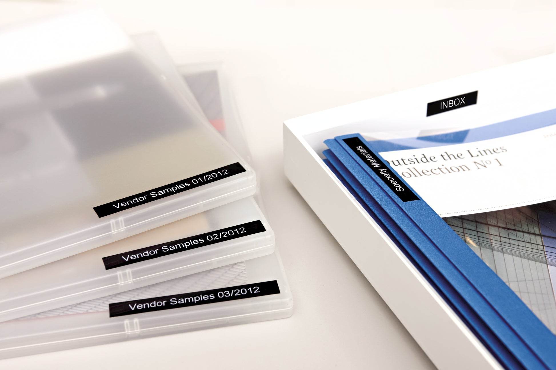 DYMO D1 Schriftband – weiss auf schwarz – 24 mm × 7 m, Polyester – für DYMO LabelManager, LabelWriter 450 DUO