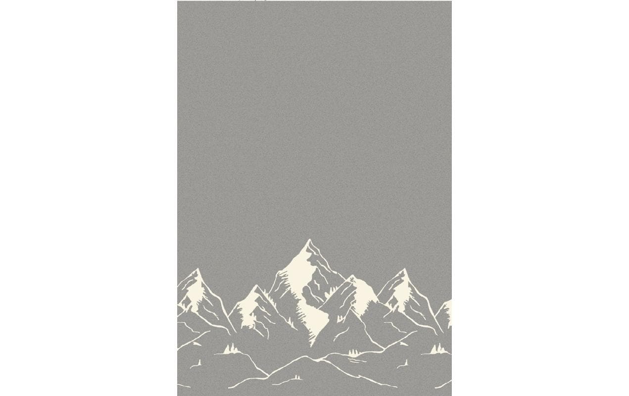Eskimo Wohndecke – 140 × 200 cm, Baumwolle/Polyacryl, Grau