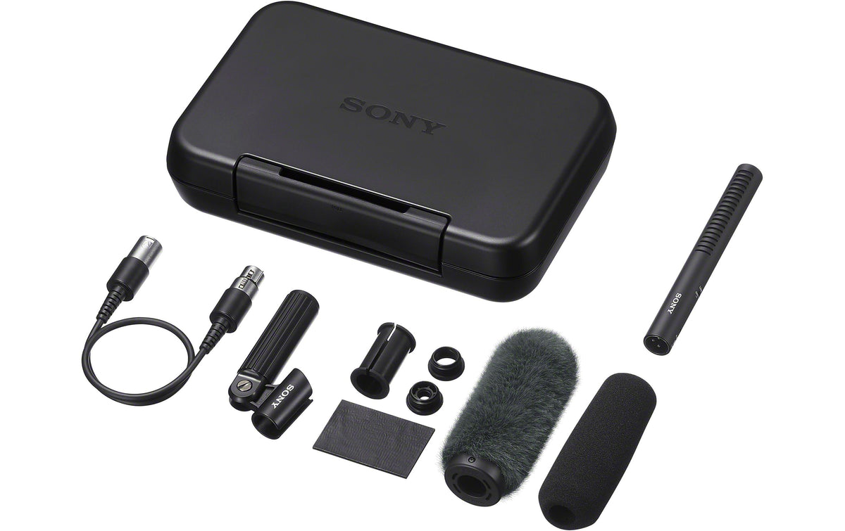 Sony ECM-778 Shotgun-Mikrofon (Set) – XLR, Hyperniere, 40–40'000 Hz