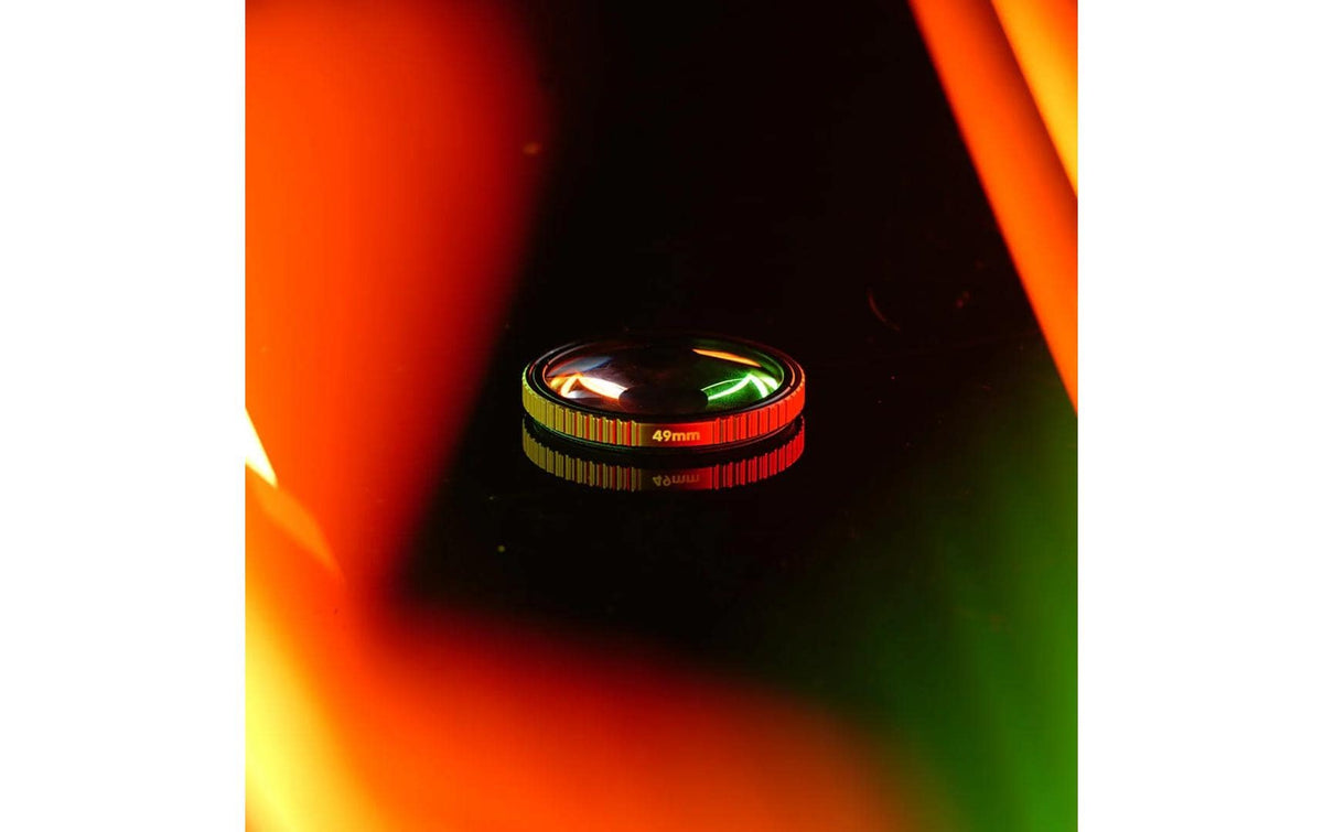 PolarPro PRYZM Warp 49 mm Effektfilter – Anti-Blend-Beschichtung, kratzfest, Aluminium – Bronze