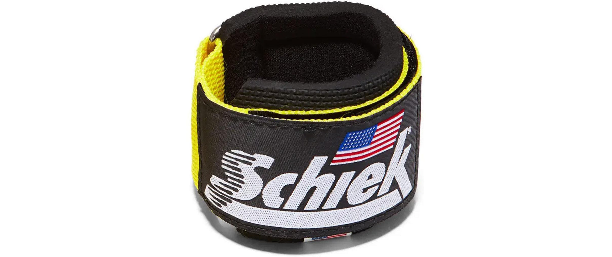 Schiek Sports Handgelenkstützen – 2 Stück – Neopren, Schwarz/Gelb