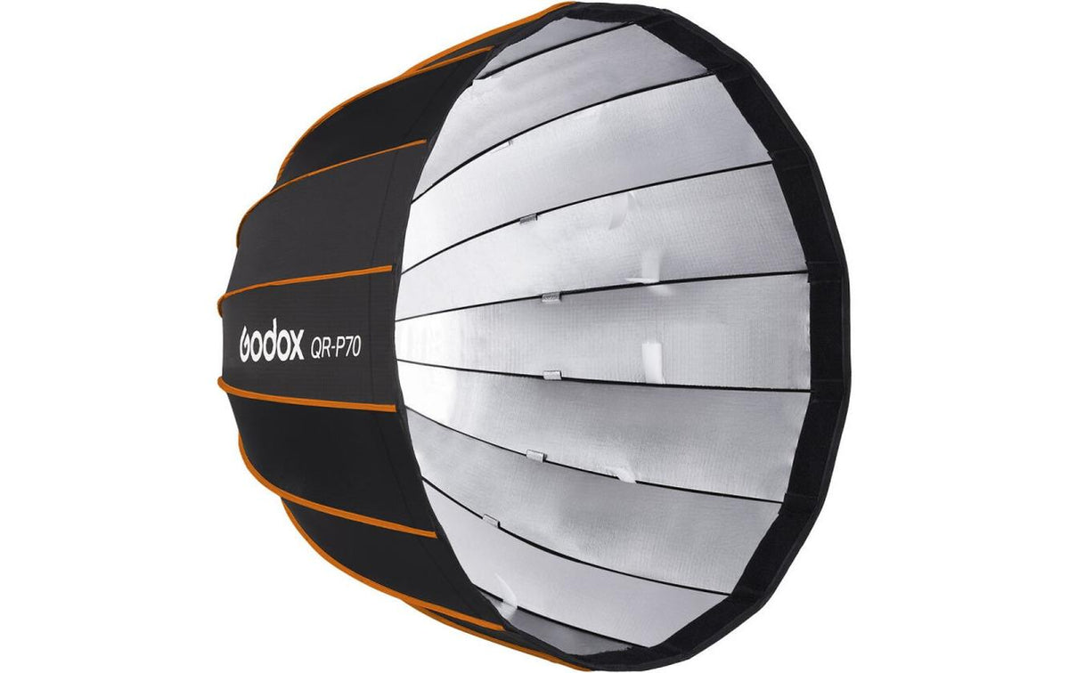 Godox QR-P70 Parabol-Softbox – 700 mm – Schwarz