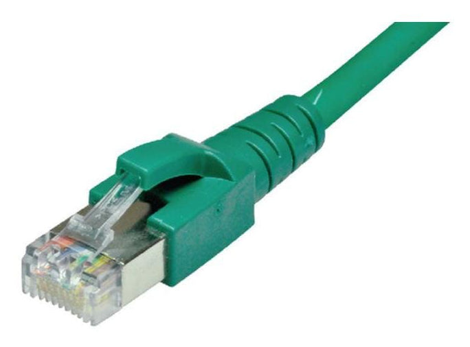 Dätwyler Cables Patchkabel – Cat 6A S/FTP, 0,2 m, Grün, LSZH, RJ-45