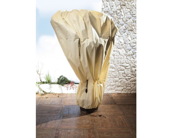 Bio Green Mammut Pflanzensack – für Topfpflanzen, Stauden & Bäume – Fleece, Beige – 250 × 360 cm