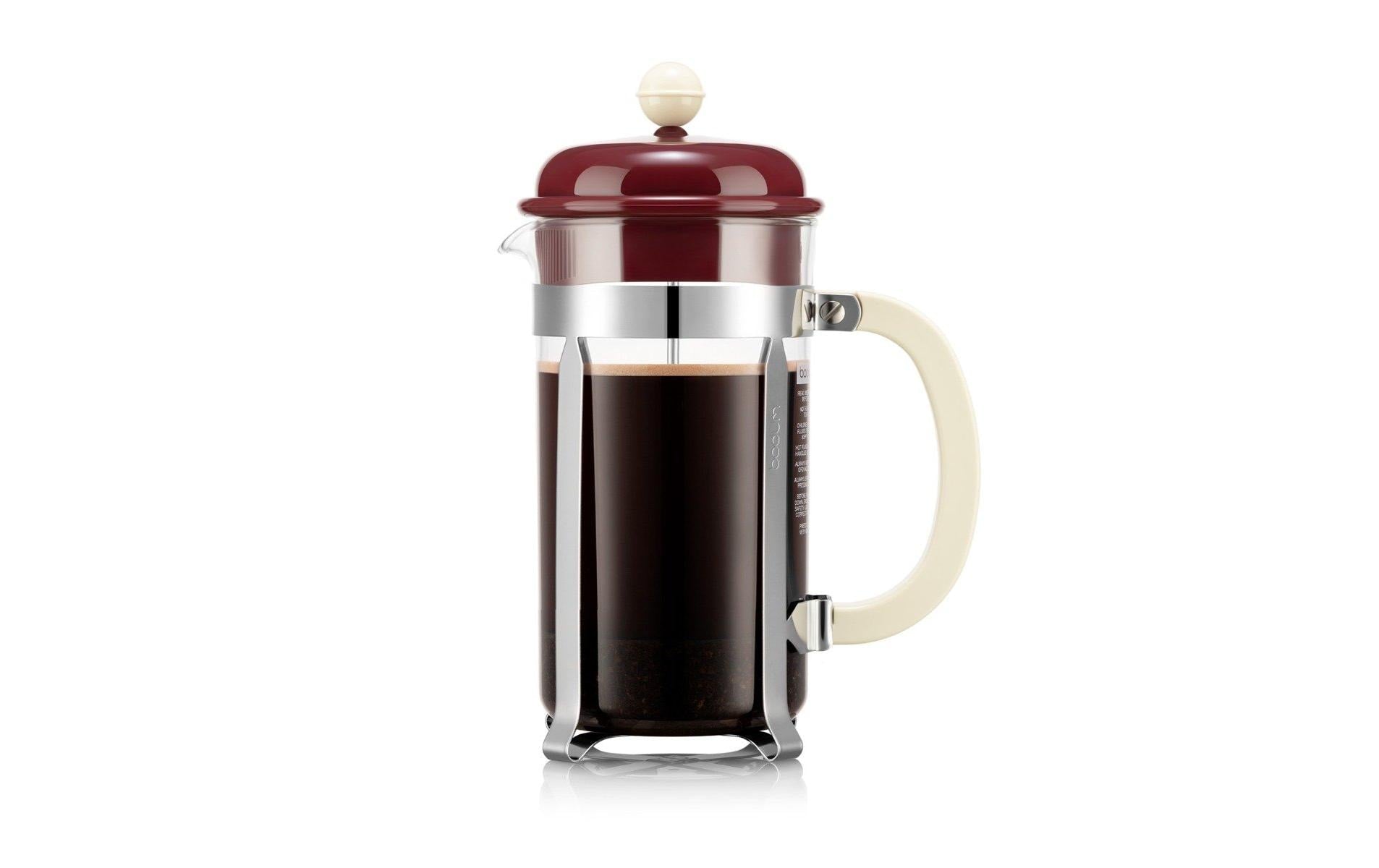 Bodum French Press / Kaffeebereiter – 1 l, 8 Tassen, Borosilikatglas