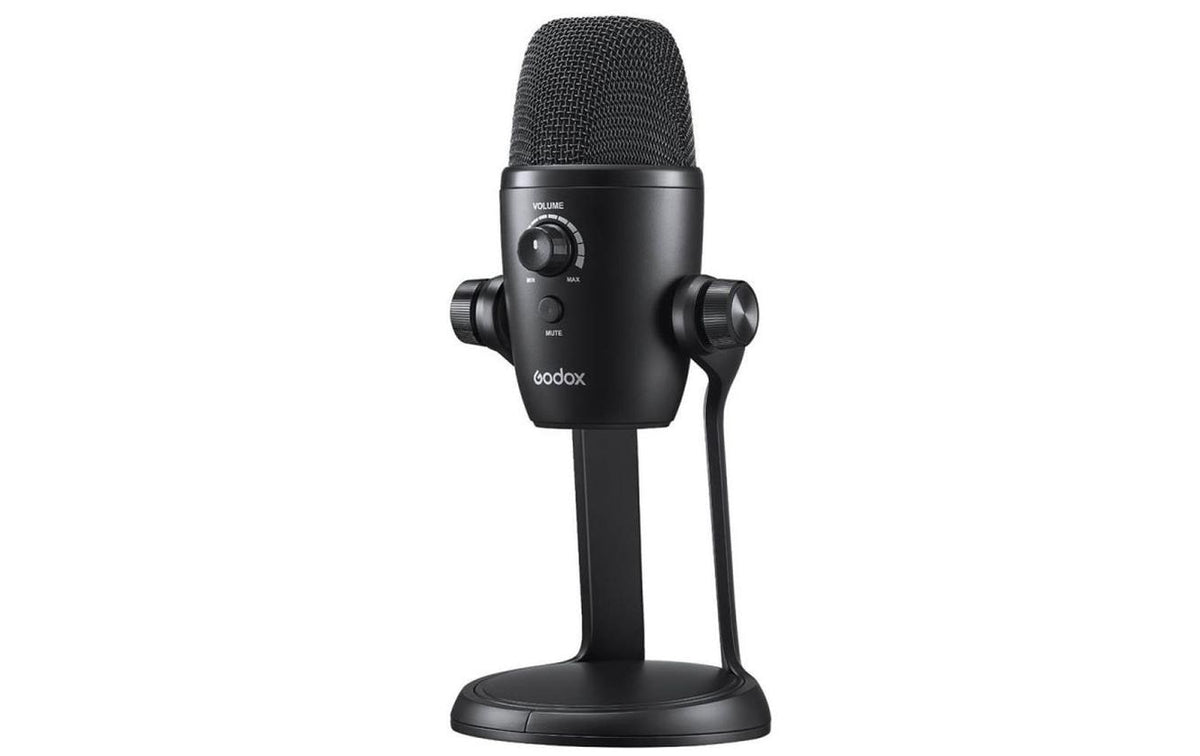 Godox UMic82 – Tischmikrofon – USB-A/USB-C, Acht/Omnidirektional/Niere – Schwarz