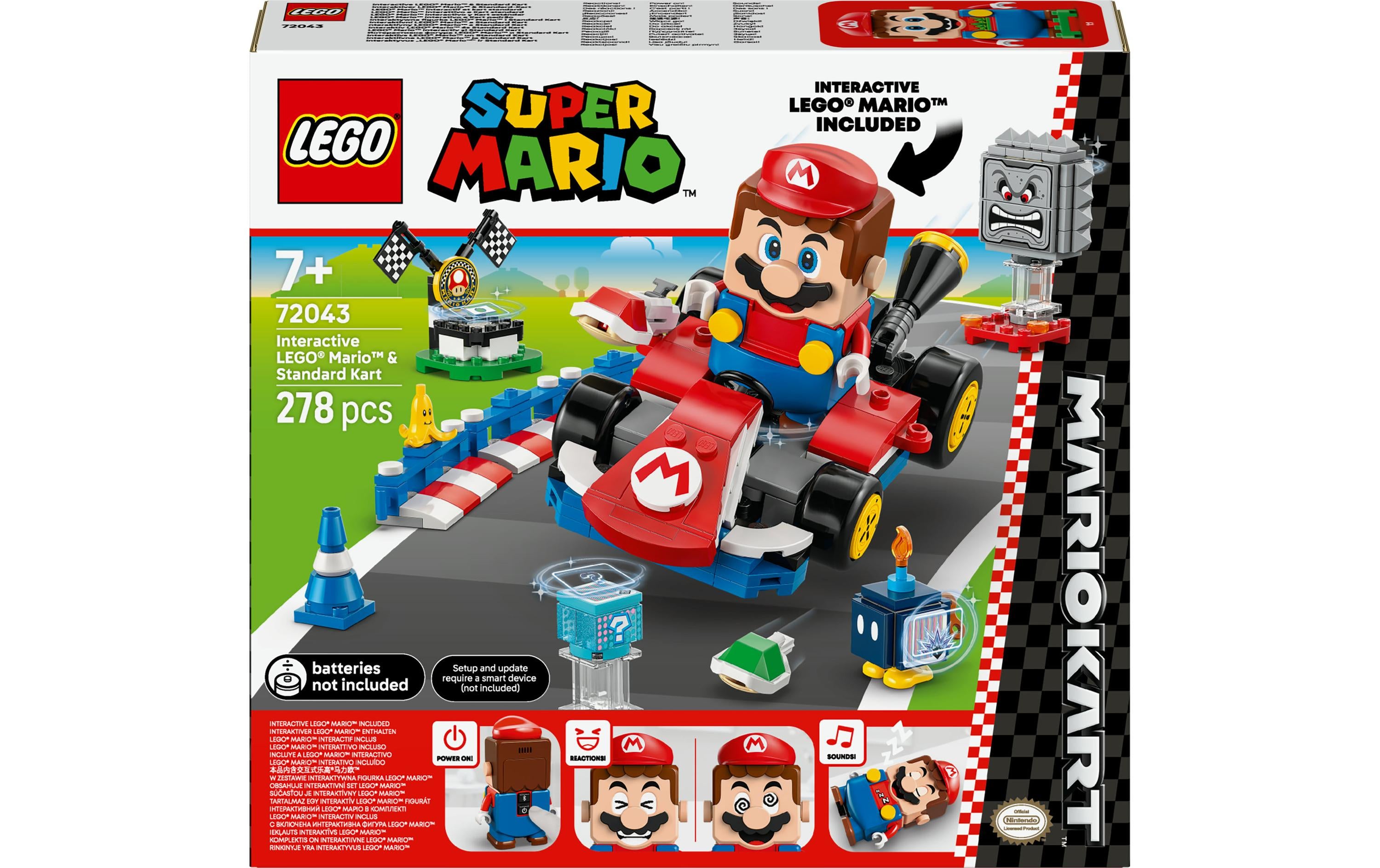 LEGO 72043 3D-Puzzle Super Mario – 278 Teile – ab 7 J.