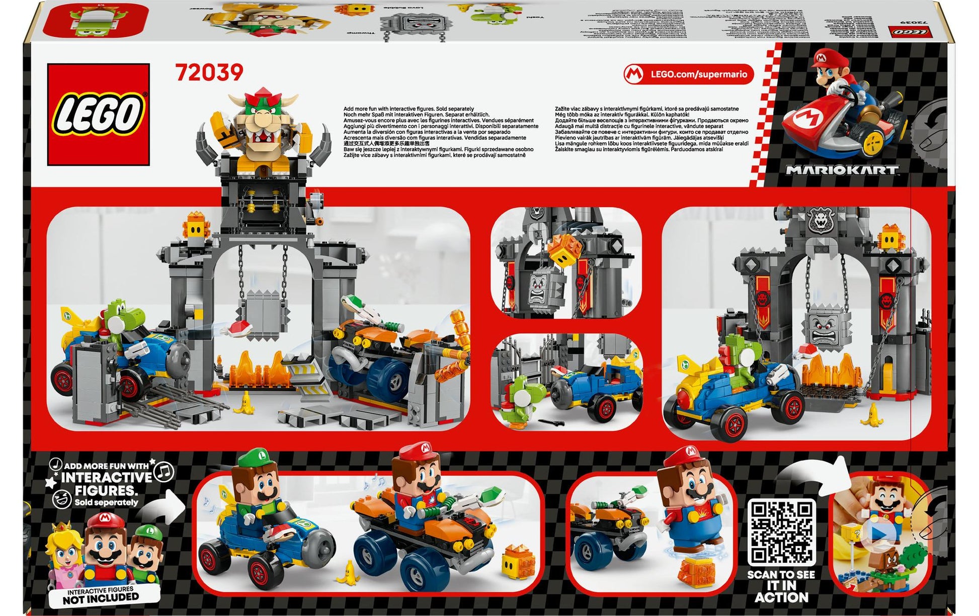 LEGO Super Mario 72039 Bowsers Festung Bauset – 1068-teilig – ab 9 Jahren