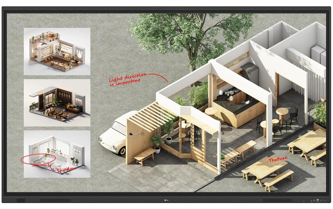 LG 86TR3DQ-B 86" UHD 4K Touch – Android, 400 cd/m²