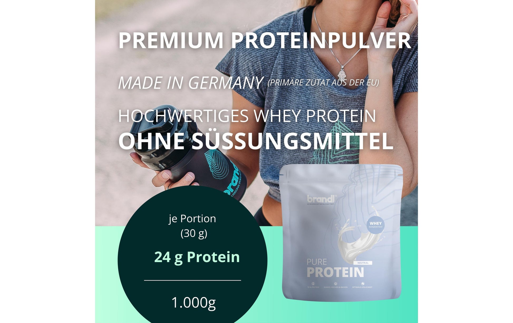 Brandl-nutrition Whey Protein Neutral – 1 kg