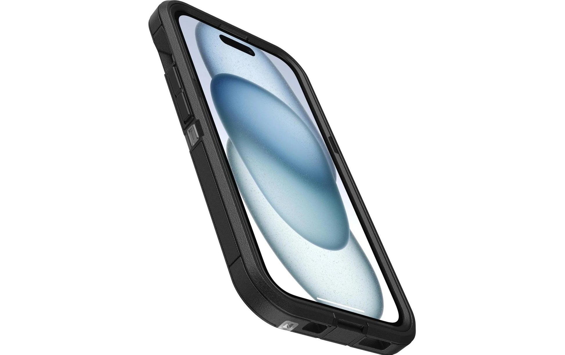 OtterBox Backcover Defender XT – für Apple iPhone 15 – transparent/schwarz – MagSafe-kompatibel