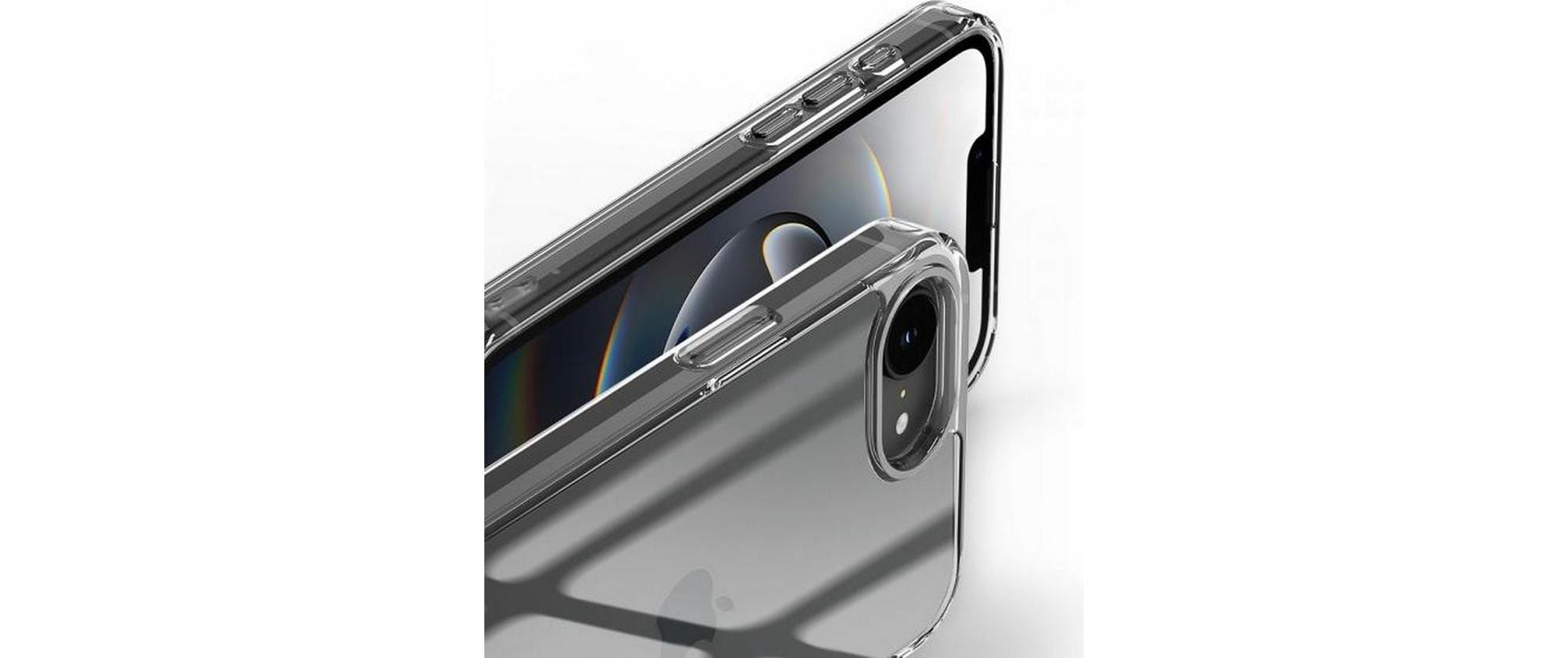 Nevox StyleShell SHOCKFlex – Rückcover – für Apple iPhone 16e, PC, transparent
