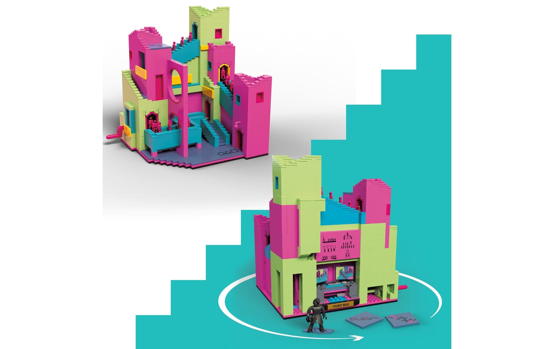 Mega construx 3D Puzzle Squid Game – 1707 Teile – Kunststoff – ab 17 Jahren