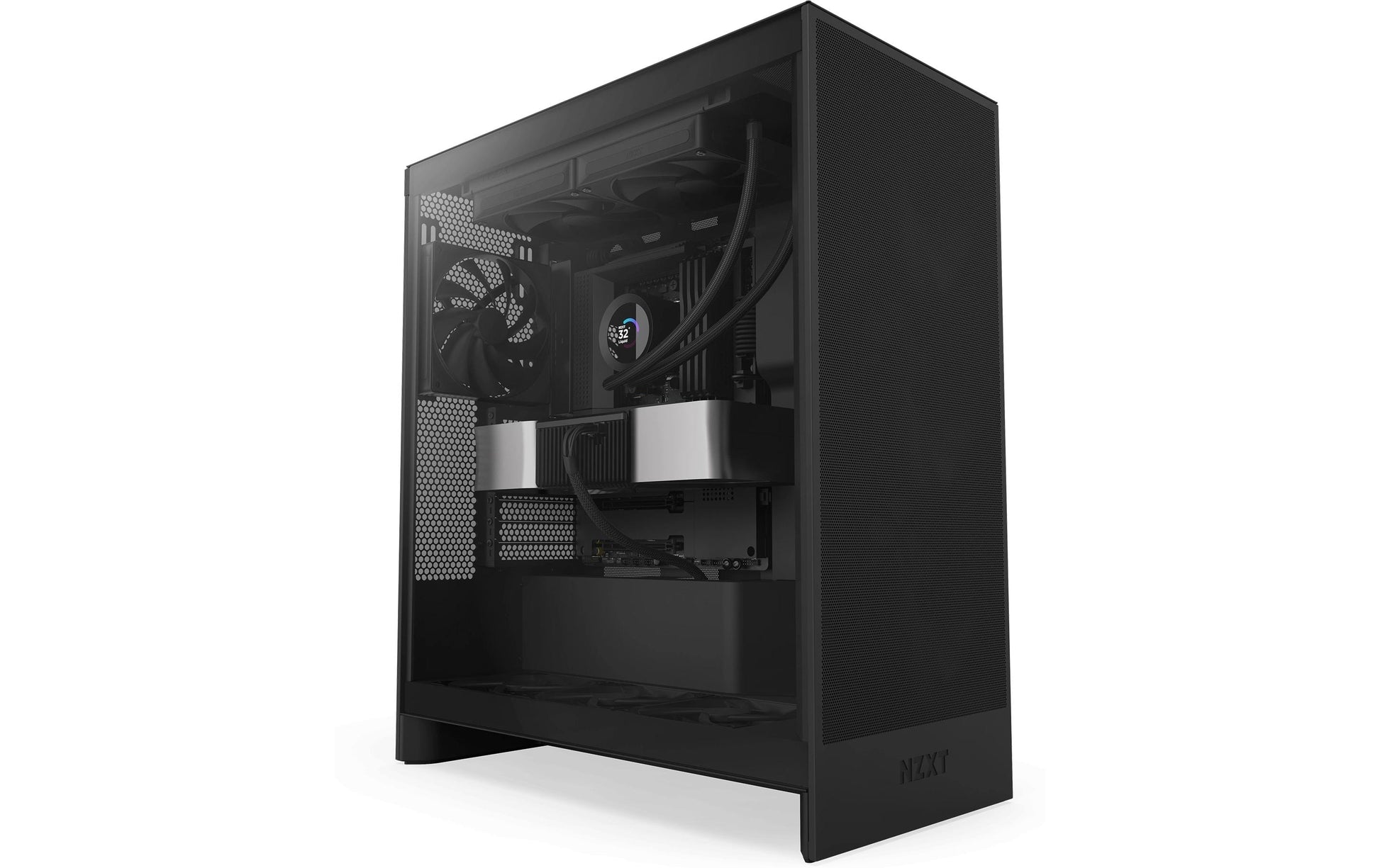 NZXT Kraken Plus 280 – All-in-One-Flüssigkeitskühler – 2×140 mm Lüfter, für LGA 1700, AM4, AM5 und andere, Schwarz