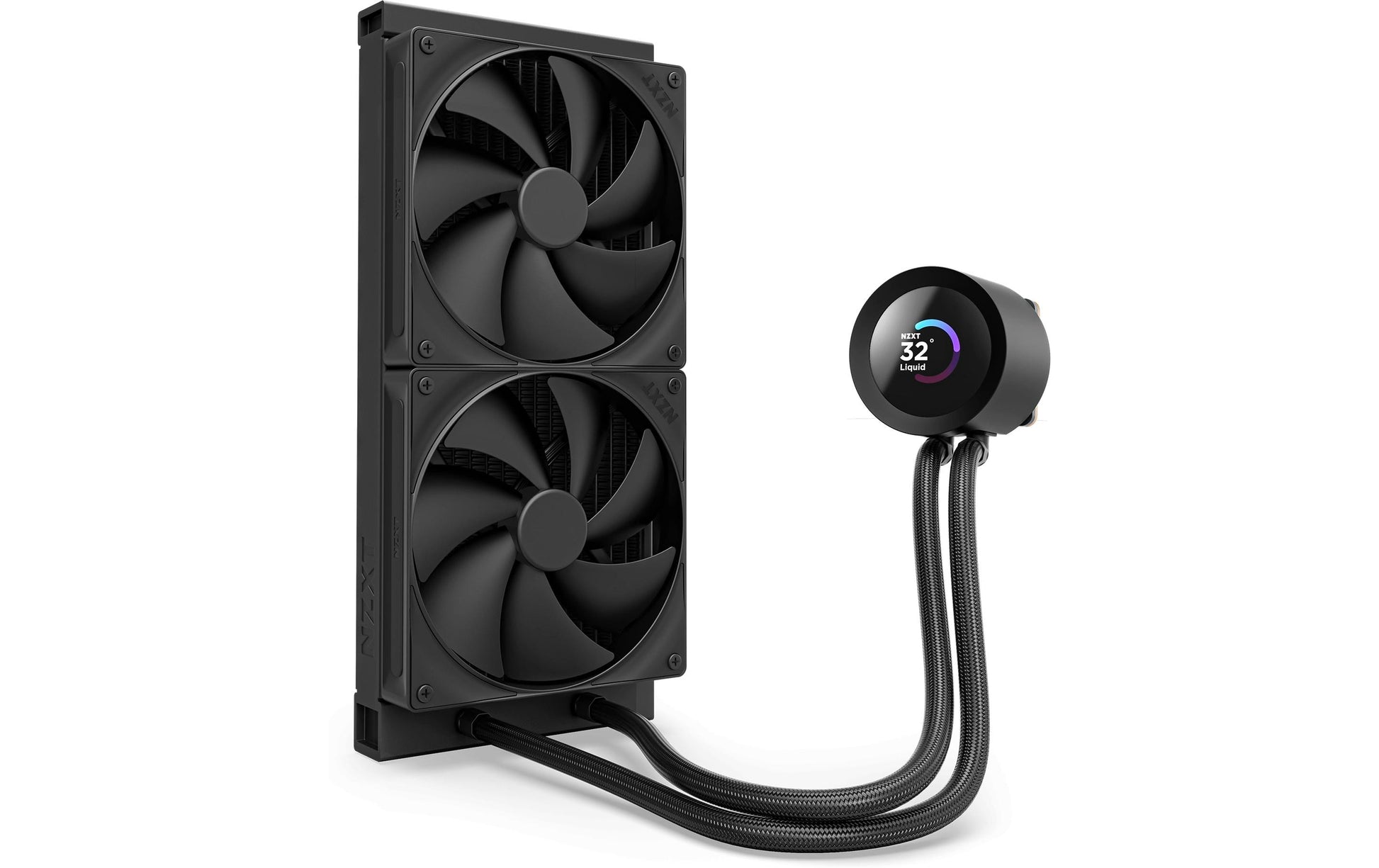 NZXT Kraken Plus 280 – All-in-One-Flüssigkeitskühler – 2×140 mm Lüfter, für LGA 1700, AM4, AM5 und andere, Schwarz