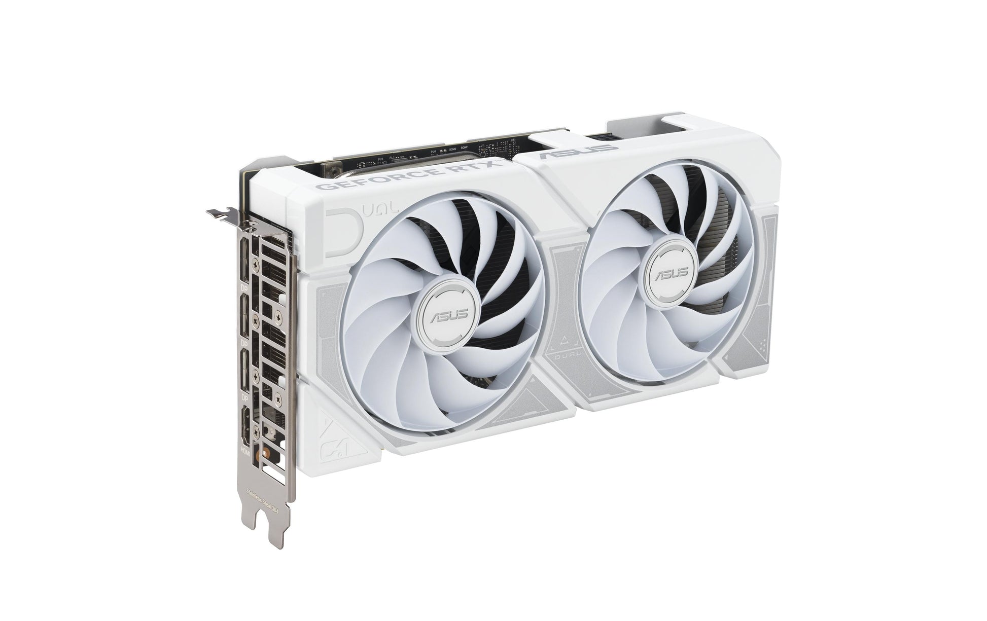 ASUS DUAL-RTX5060TI-O16G-WHITE – Grafikkarte – GeForce RTX 5060 Ti, 16 GB GDDR7, PCIe 5.0, 3×DP/1×HDMI, Weiss