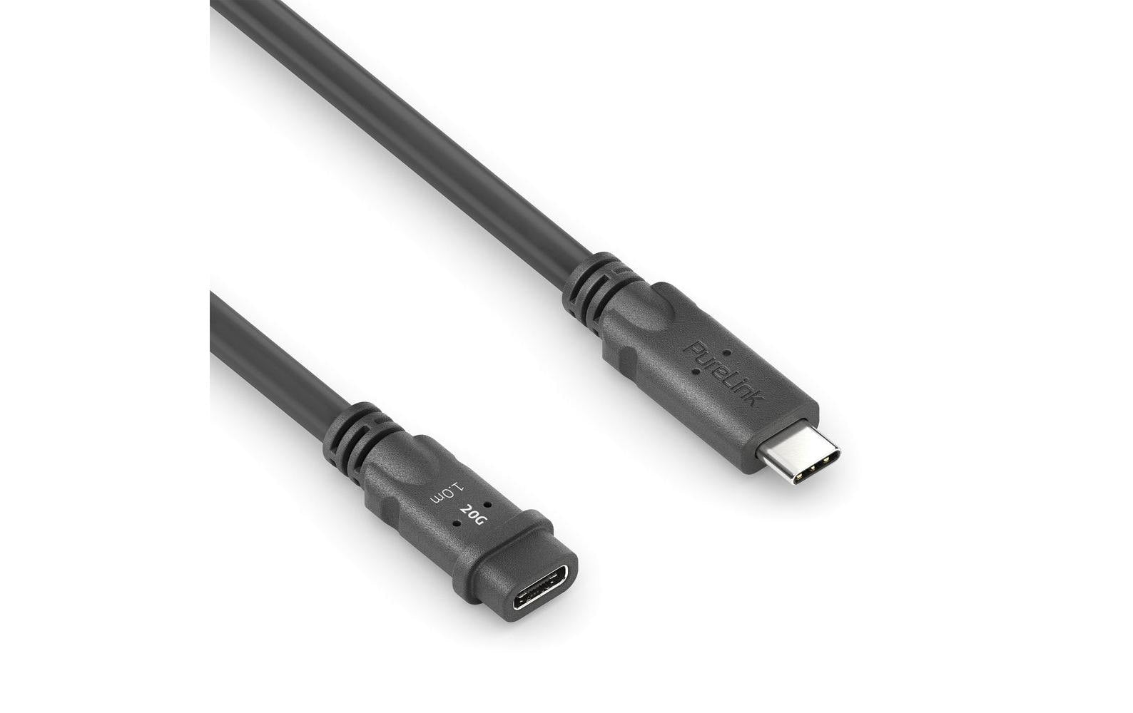 PureLink USB-Kabel, USB-C zu USB-C, 1 m, USB4, Lade-/Datenkabel
