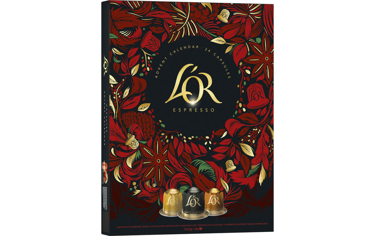 L'OR Adventskalender – Kapseln, 24 Kapseln
