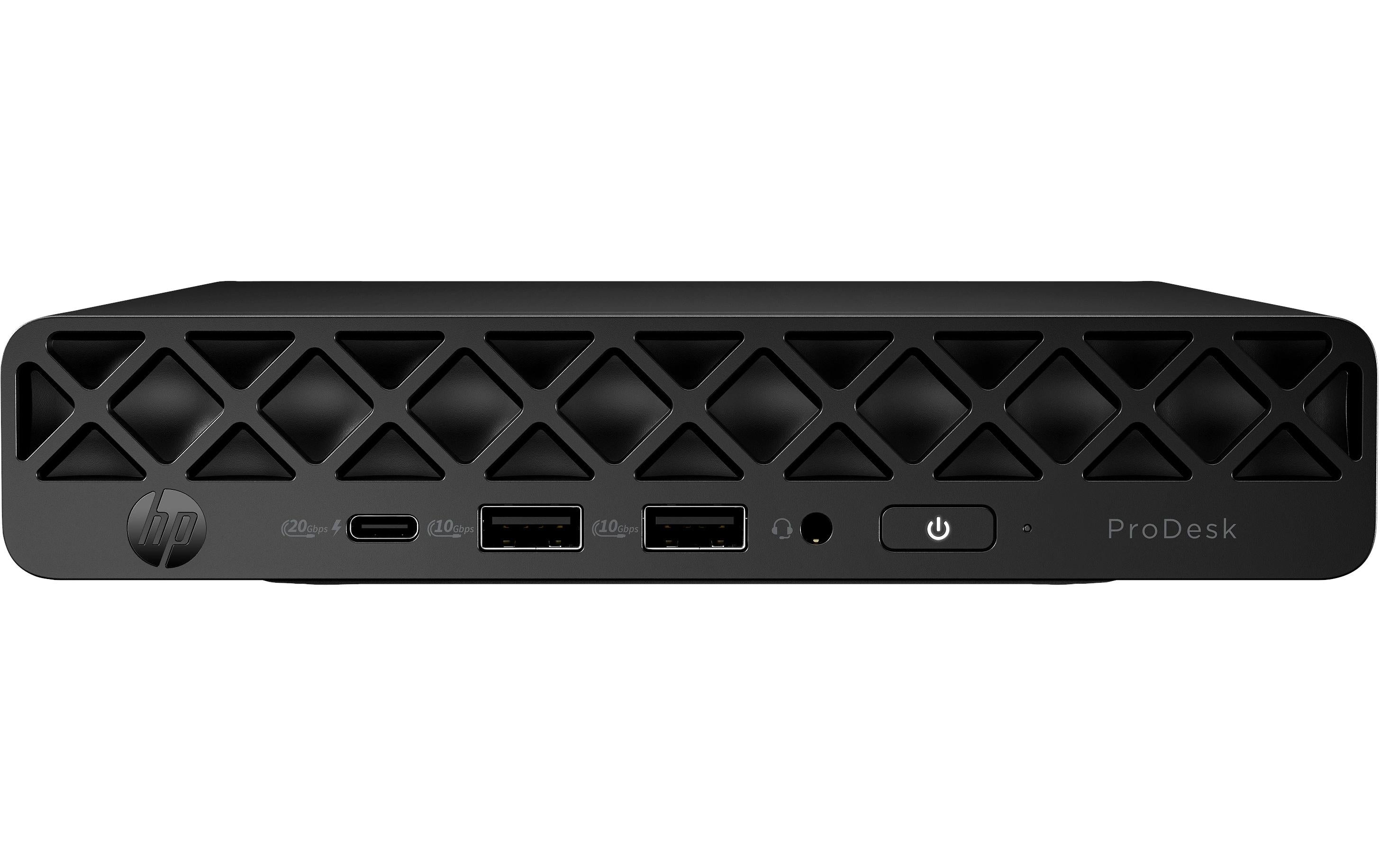HP ProDesk 4 Mini G1i U5 225T Mini-PC – Wi-Fi, Bluetooth, Ethernet – 177 × 181 × 34,2 mm
