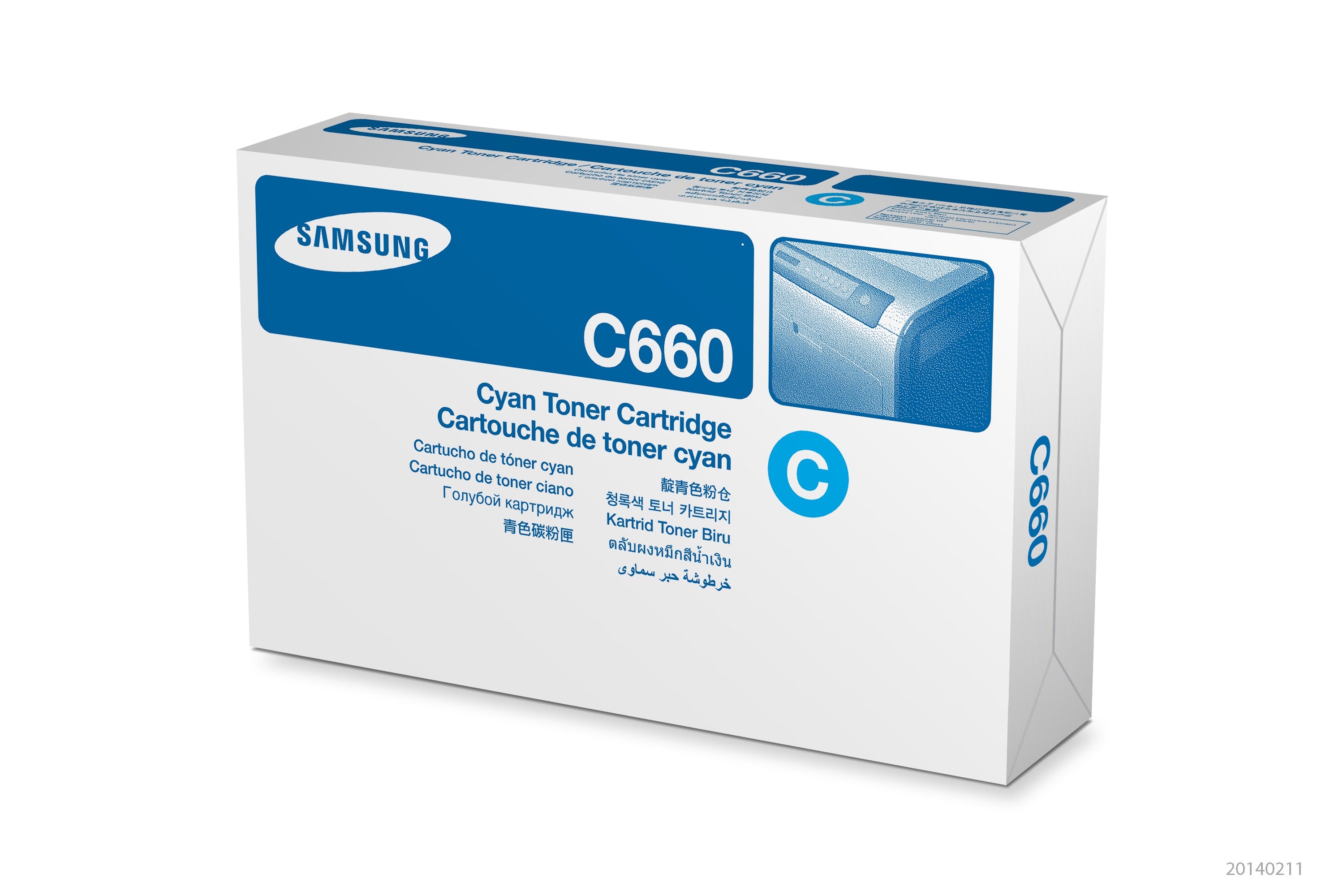 HP Samsung – Toner ST885A – Cyan, 5000 Seiten – für CLP-610ND/CLP-K660N/CLP-K660ND und andere