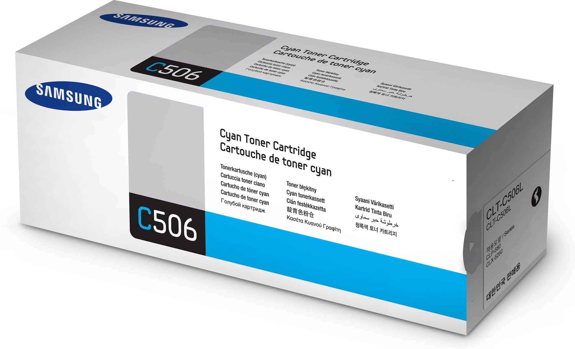 HP Samsung CLT-C506L Original Toner Cyan XL – für HP CLP-680ND, 680DW, CLX-6260ND und andere – 3'500 Seiten