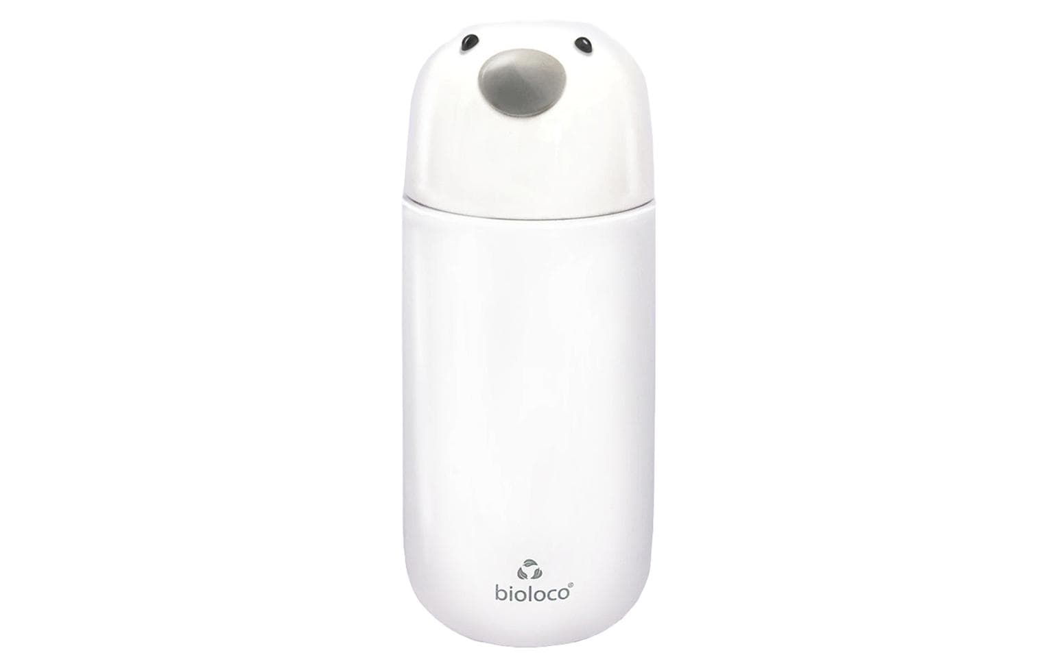 BioLoco BEK100 Isolierflasche 350 ml – doppelwandig 8 h heiss/8 h kalt, Edelstahl, Schraubdeckel