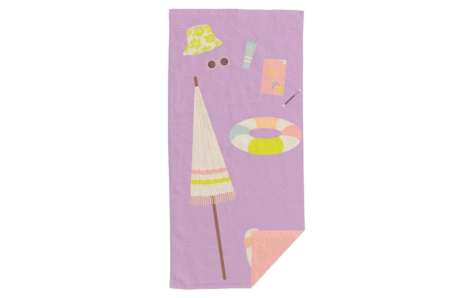 Chic-mic Strandtuch Beach Day – 90 × 180 cm, Mehrfarbig, 100% Bio Baumwolle, OEKO-TEX STANDARD 100